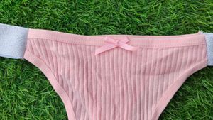 Cute Pink Thong Panty