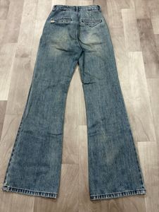 Vintage Wash Flare Jeans