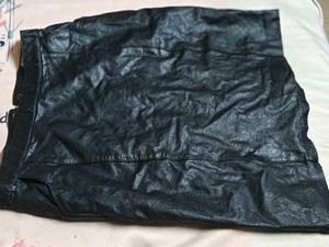 Black Faux Leather Pants