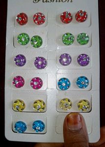 Fashion Earrings Stud Set
