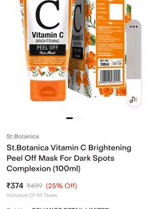 St.botanica Vitamin C Peel Off Mask