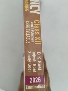 CBSE Syllabus Accountancy Class XII Part A Vol II