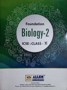 Foundation Biology-1 ICSE Class 10 Book
