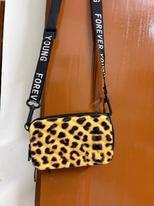Stylish Leopard Print Crossbody Shoulder Ba
