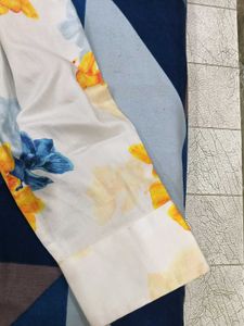 Men's Floral Print Long Sleeve Shirt