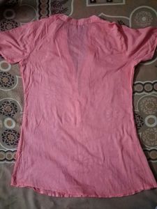 Embroidered Cotton Kurta