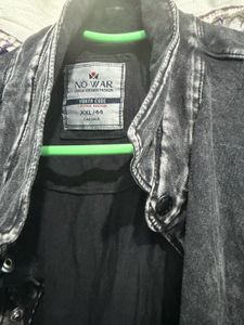 Gray Washed Short Sleeve Shirt