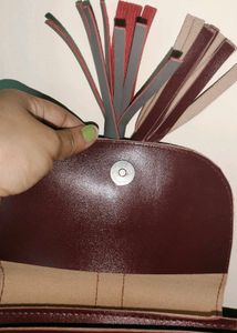 Brown Leather Crossbody Bag