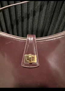 Chic Burgundy Shoulder Bag