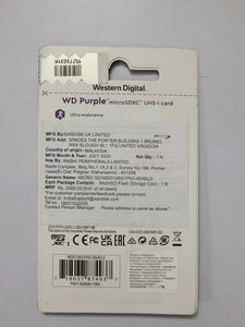 Western Digital WD Purple 128GB Memory Card