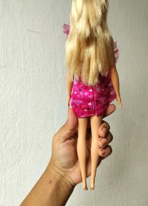 Barbie Doll with Pink Heart Dress