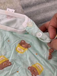Cute Bear Print Top