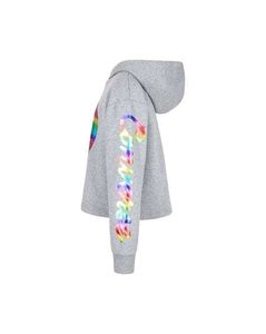 Converse Girls Rainbow All Star Cropped Hoodie