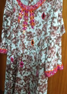 Mirror Work Kurta