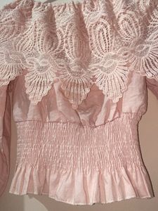 Pinterest Pink Off The Shoulder Top