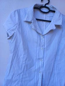 Classic Striped Button-Up Shirt