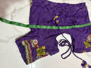 Exquisite Purple Embroidered Lehenga Choli