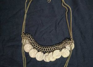 Boho Coin Layered Necklace