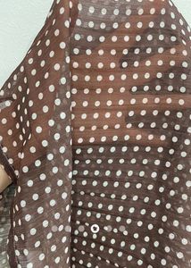 Polka dot savana brown top