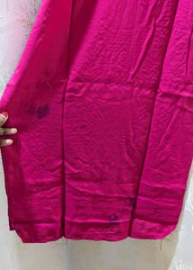 Pink Embroidered Kurti Pant Co-ord Set