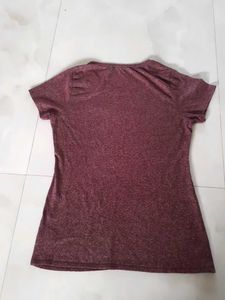 Diesel Marled Red T-Shirt