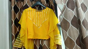 Yellow Lehenga Choli Set