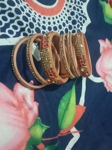 Womens Prity Stone Bangles