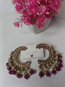 Pandamawat Pearl Stone Earrings
