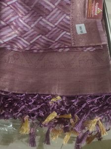 Elegant Purple &amp; Gold saree