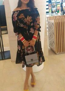 Floral Off-Shoulder Dress