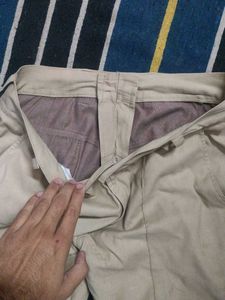 Beige Cargo Pant