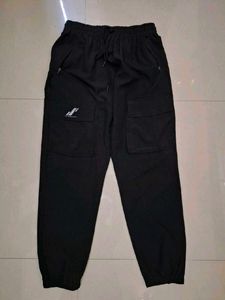 Black Cargo Joggers Length Xl 80cm– Stylish