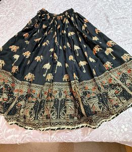 Elephant Print Skirt