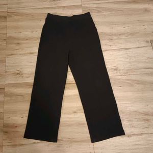 Black Women Straight Trousers