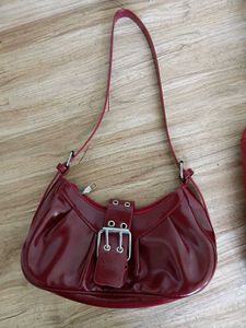 Savana Cherry Red Shoulder Bag 🍒❤️ | Y2K / Korean