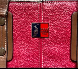 U.S. Polo Assn. Dual-Tone Tote Bag (Red &amp; Brown)