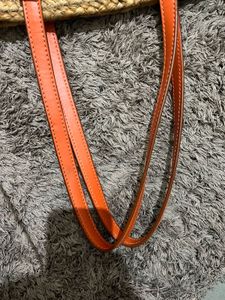Zara jute midi Tote Bag