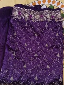 Tread And Stone Work Sari
