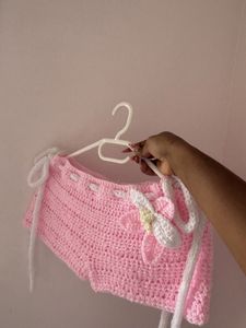 Crochet Shorts with Star Detail