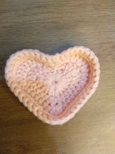 Heart Shaped Crochet Trinket Dish 🩷