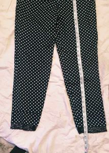 Very Beautiful Net Top With Dot Print Trouser