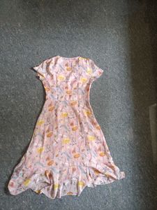 Chic Floral Print Wrap Dress
