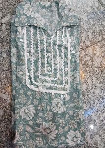 Floral Print Kurta with Pants