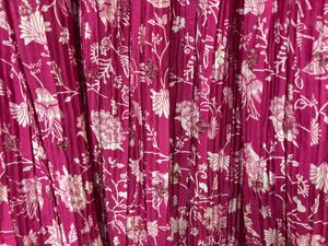 Vibrant Pink Floral Maxi Dress