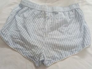 H&amp;M comfy Striped Pajama Shorts