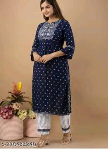 🆓 Delivery 🚚 🆕 M Size Kurta Pant Set Women