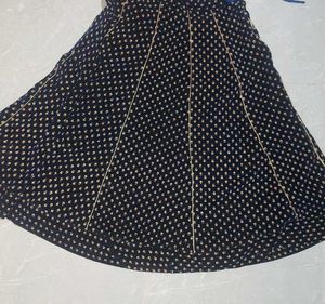 Blue Printed Lehenga Choli Set