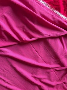 01 mtr Elegant Pink Velvet fabric