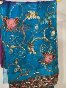 Net Wedding Saree