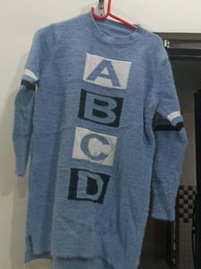 Trendy Blue ABCD Sweater